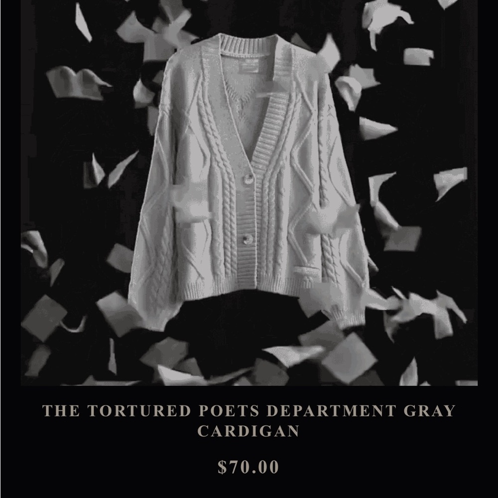 The Tortured Poets Department Cardigan